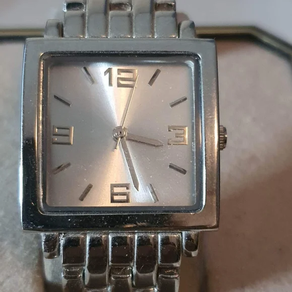 Merona watch stainless discount steel